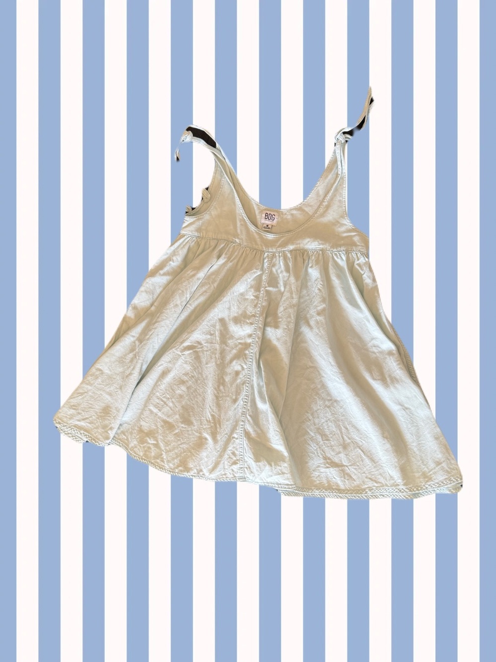 Urban Outfitters - BDG - Women's Baby Doll Dress Light Denim - M